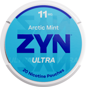 ZYN Ultra Arctic Mint 11mg nicotine pouch can