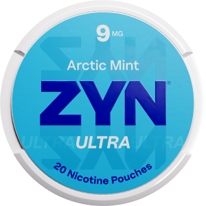 ZYN Ultra Arctic Mint nicotine pouch can