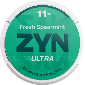 ZYN Ultra Fresh Spearmint 11mg nicotine pouch can