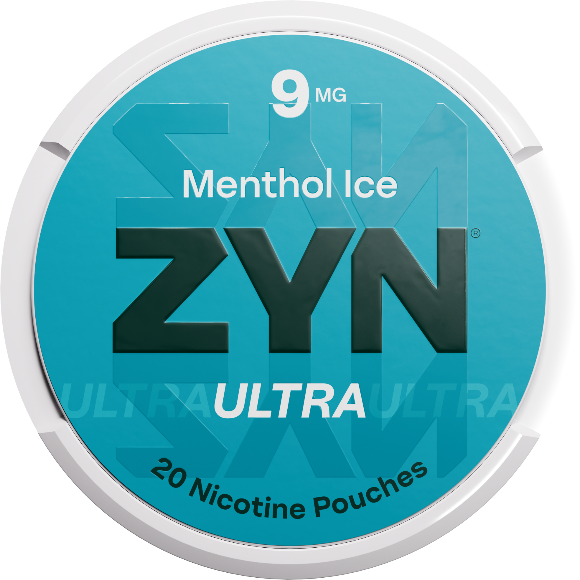 ZYN Ultra Menthol Ice 9mg nicotine pouch can
