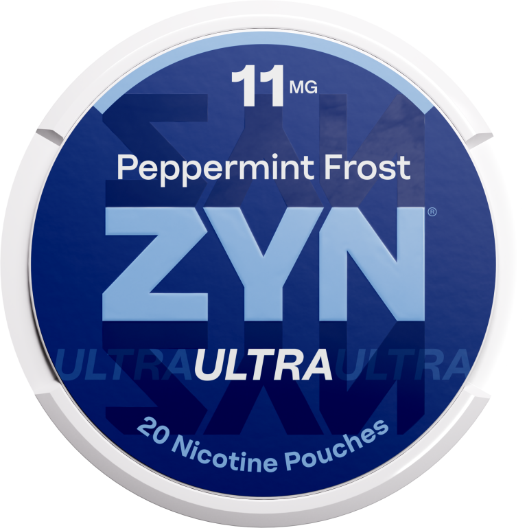 ZYN Ultra Peppermint Frost 11mg nicotine pouch can